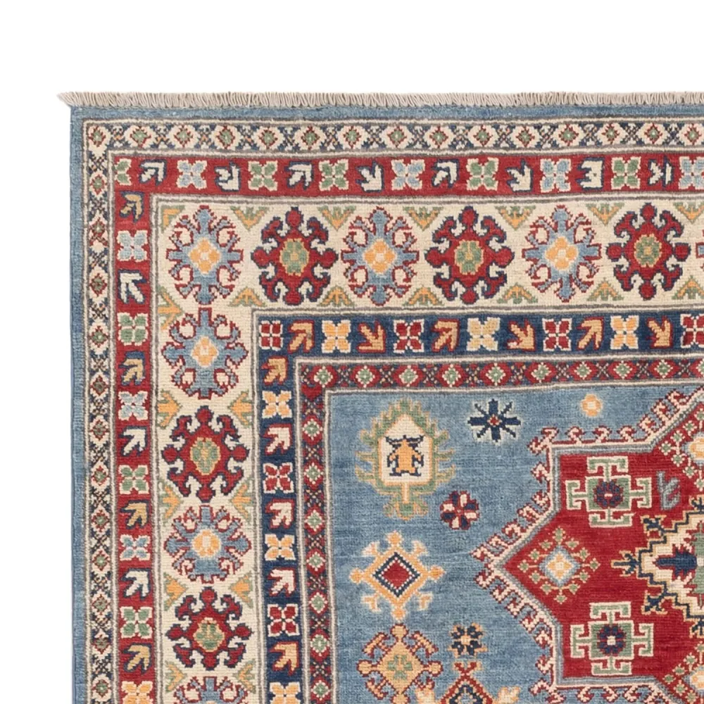 Dywan Ziegler - Kazak - 202 x 153 cm - niebieski