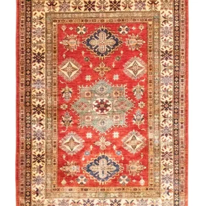 Dywan Ziegler - Kazak - 207 x 148 cm - pomarańczowy