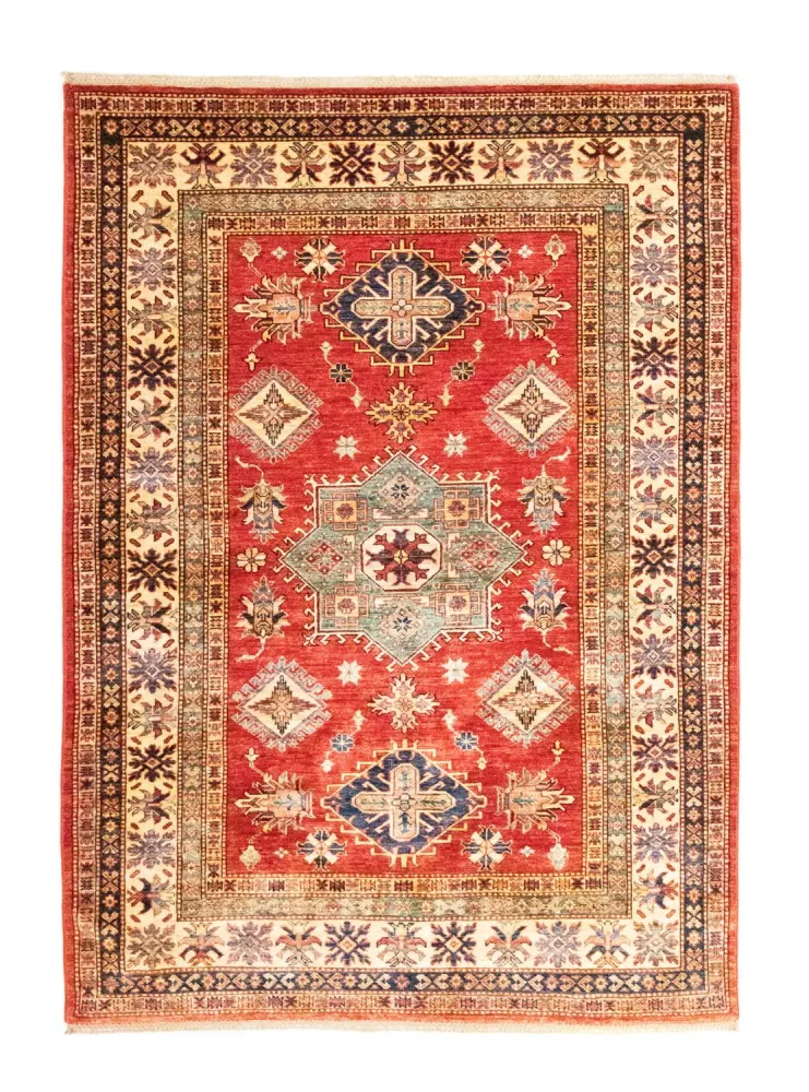 Dywan Ziegler - Kazak - 207 x 148 cm - pomarańczowy