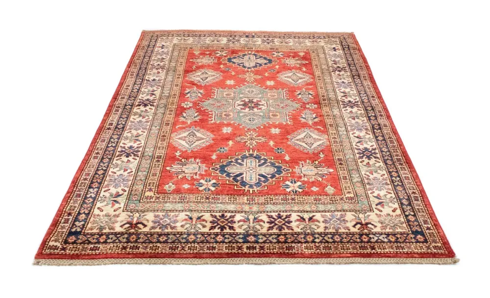 Dywan Ziegler - Kazak - 207 x 148 cm - pomarańczowy
