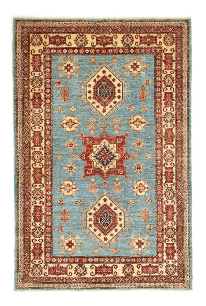 Dywan Ziegler - Kazak - 207 x 149 cm - turkusowy