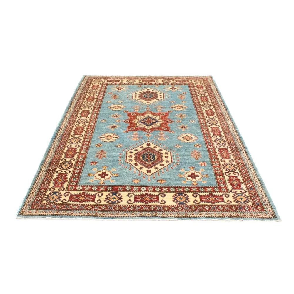 Dywan Ziegler - Kazak - 207 x 149 cm - turkusowy