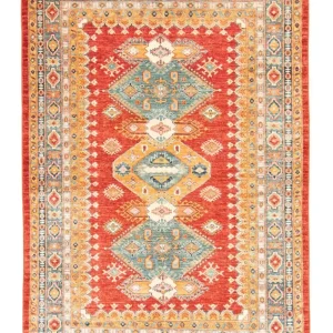 Dywan Ziegler - Kazak - 209 x 145 cm - wielokolorowy