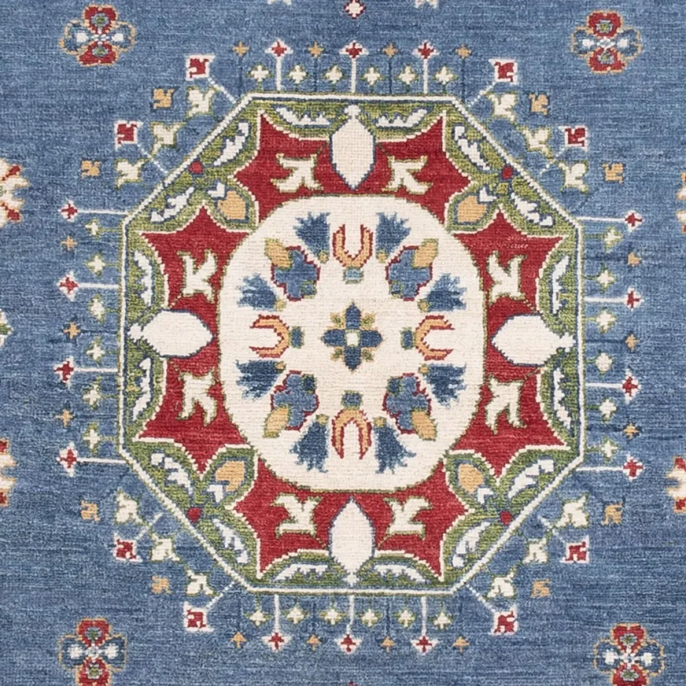 Dywan Ziegler - Kazak - 234 x 170 cm - niebieski