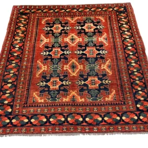 Dywan Ziegler - Kazak - 248 x 176 cm - pomarańczowy