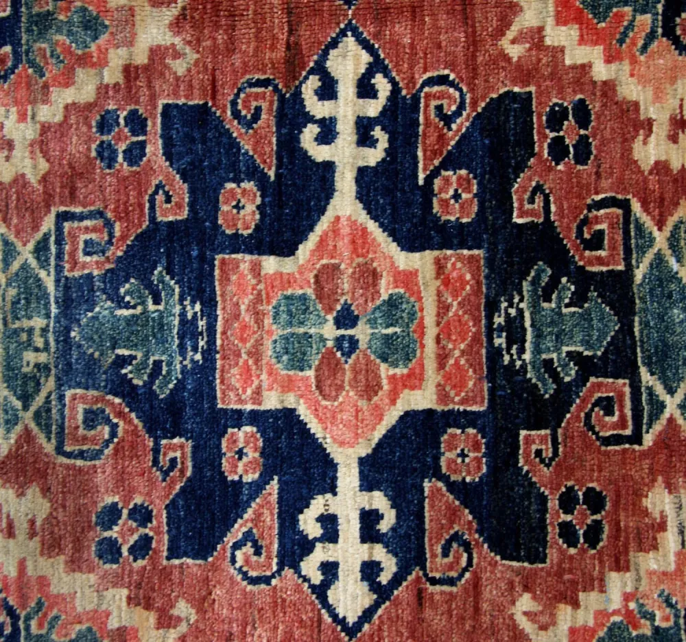 Dywan Ziegler - Kazak - 248 x 176 cm - pomarańczowy