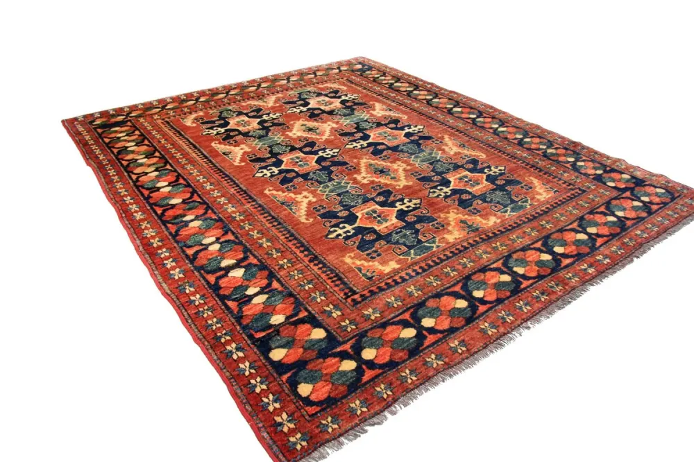 Dywan Ziegler - Kazak - 248 x 176 cm - pomarańczowy