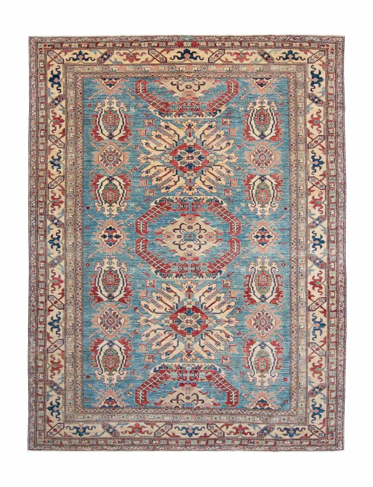 Dywan Ziegler - Kazak - 322 x 244 cm - turkusowy