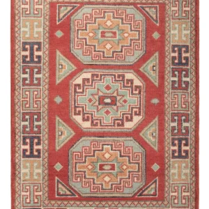 Dywan Ziegler - Kazak - 86 x 60 cm - czerwony