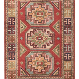 Dywan Ziegler - Kazak - 86 x 58 cm - czerwony