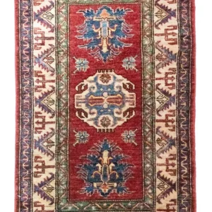 Dywan Ziegler - Kazak - 96 x 57 cm - czerwony