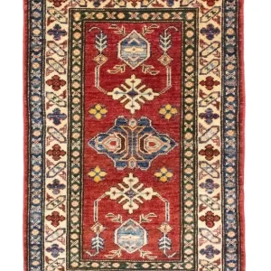 Dywan Ziegler - Kazak - 93 x 62 cm - czerwony