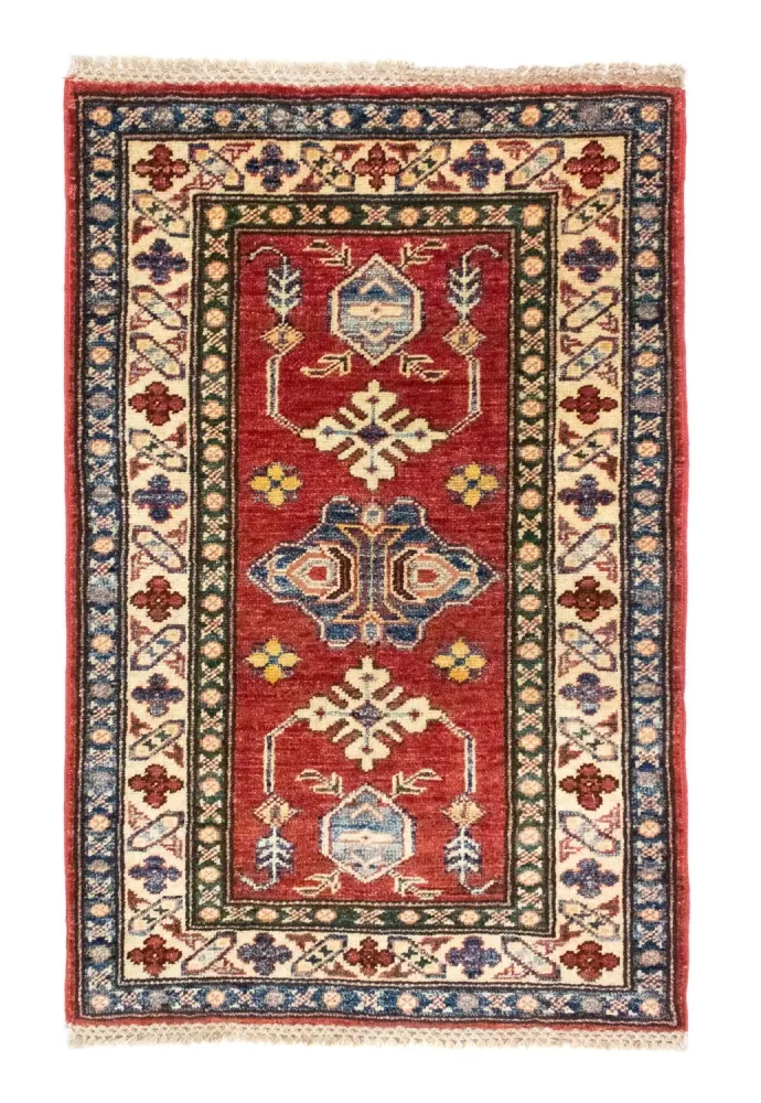Dywan Ziegler - Kazak - 93 x 62 cm - czerwony
