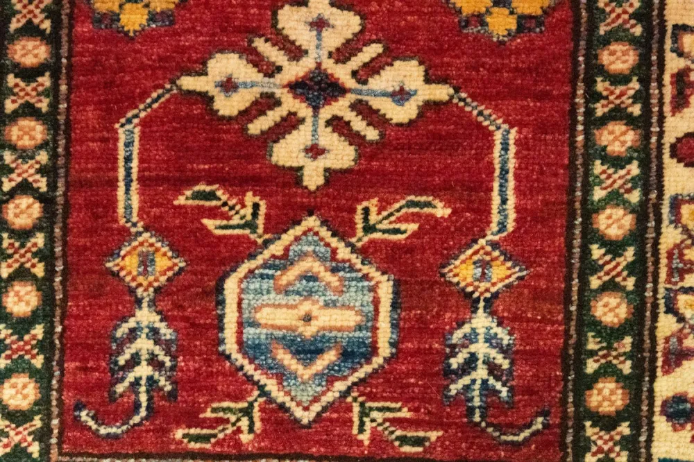 Dywan Ziegler - Kazak - 93 x 62 cm - czerwony