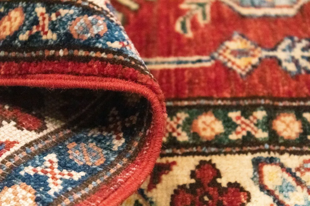 Dywan Ziegler - Kazak - 93 x 62 cm - czerwony