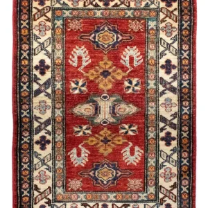 Dywan Ziegler - Kazak - 88 x 61 cm - czerwony