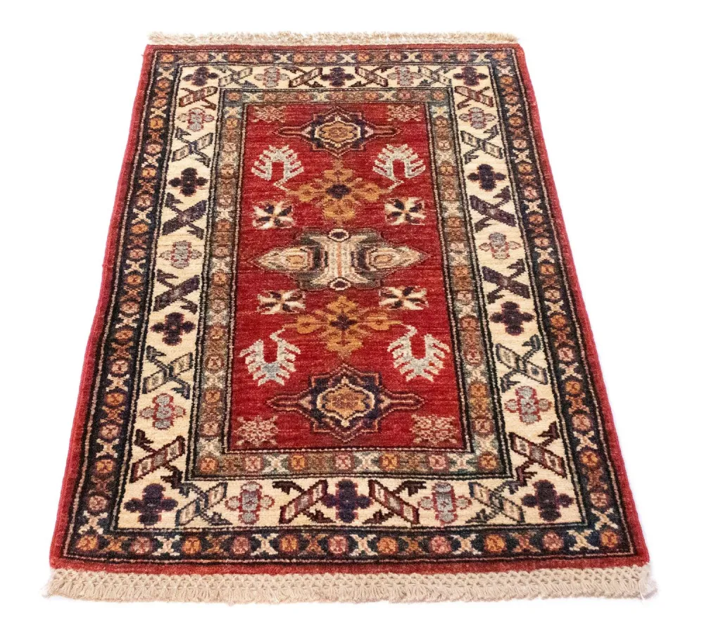 Dywan Ziegler - Kazak - 88 x 61 cm - czerwony