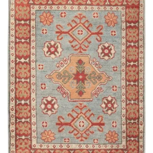 Dywan Ziegler - Kazak - 86 x 62 cm - jasnoniebieski