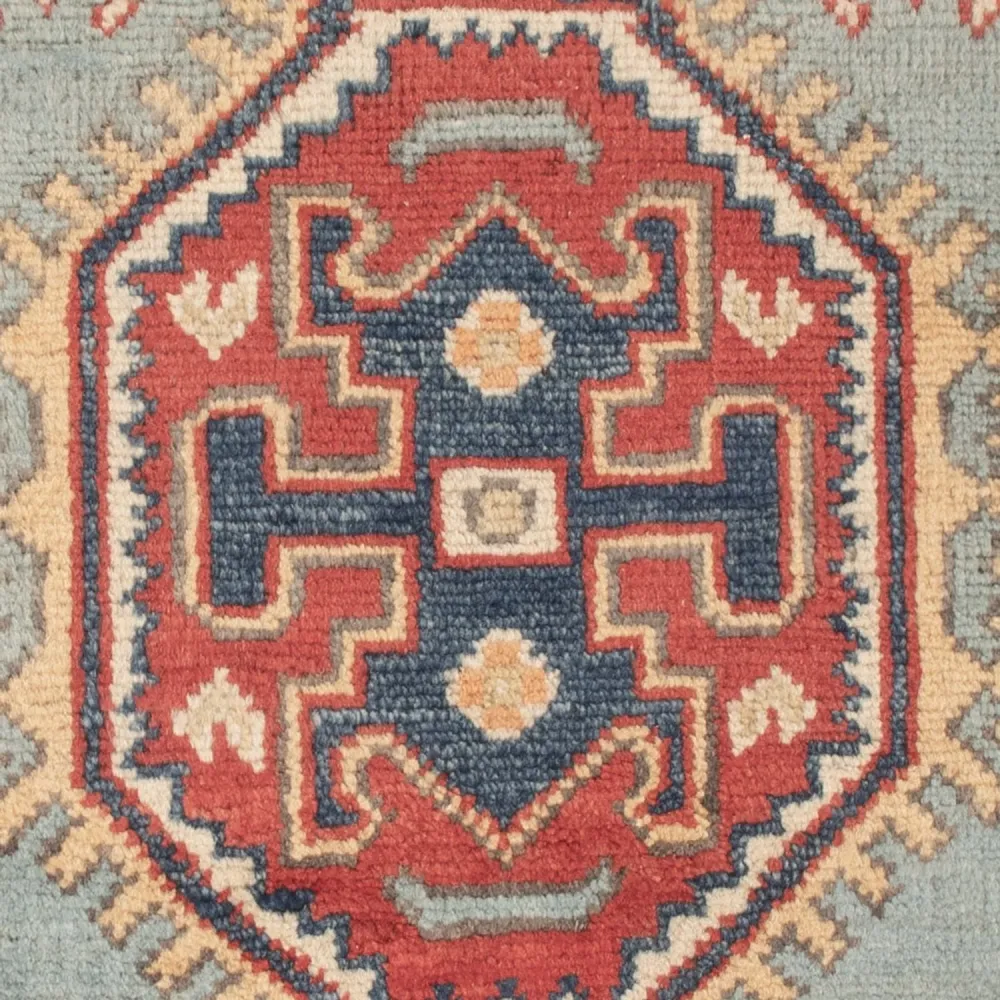 Dywan Ziegler - Kazak - 87 x 58 cm - jasnoniebieski