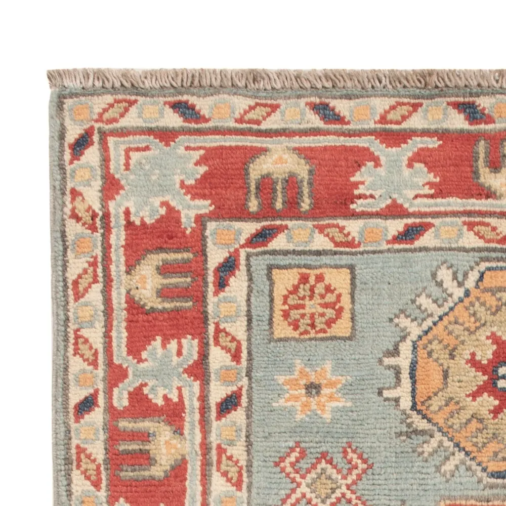 Dywan Ziegler - Kazak - 87 x 58 cm - jasnoniebieski