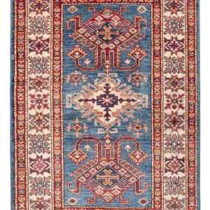 Dywan Ziegler - Kazak - Royal - 125 x 82 cm - niebieski