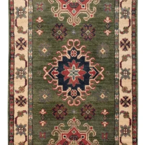 Dywan Ziegler - Kazak - 94 x 60 cm - zielona