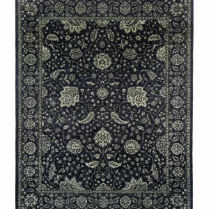 Dywan Zieglera - 309 x 246 cm - ciemnoniebieski