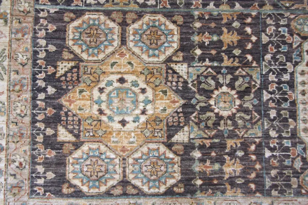 Dywan Zieglera - 354 x 271 cm - niebieski