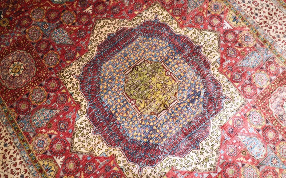 Dywan Zieglera - 421 x 307 cm - czerwony