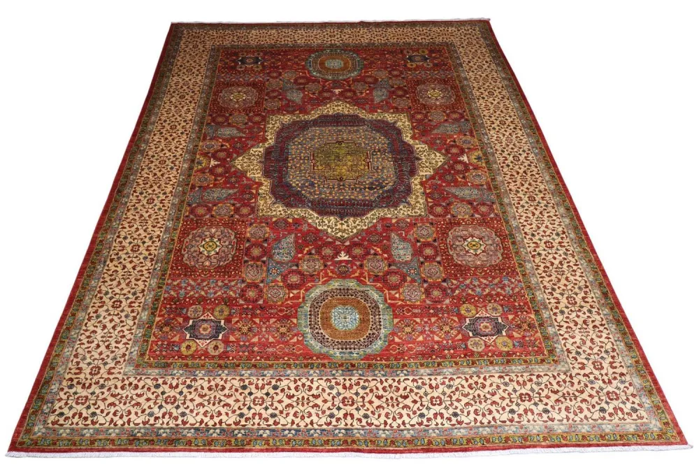 Dywan Zieglera - 421 x 307 cm - czerwony