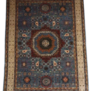 Dywan Zieglera - 423 x 309 cm - ciemnoniebieski