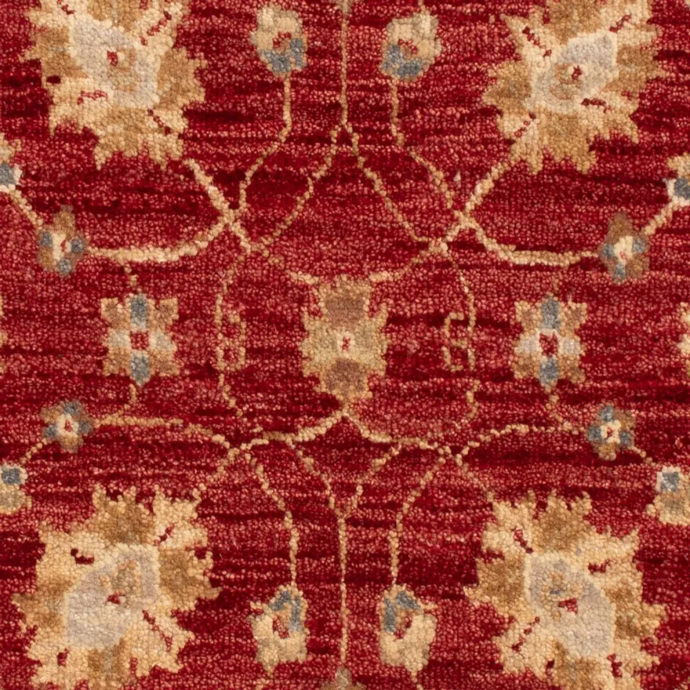 Dywan Zieglera - 90 x 60 cm - bordowa czerwień