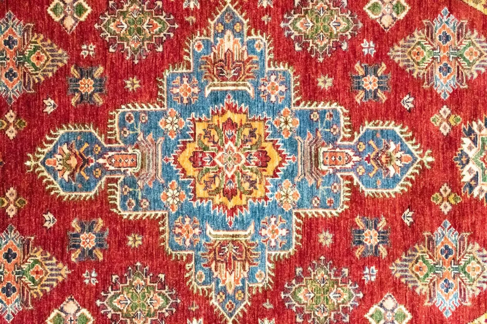Dywan Zieglera owalny - 211 x 141 cm - czerwony