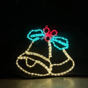 Dzwonek 57x66 cm - Zewnętrzne lampki choinkowe LED