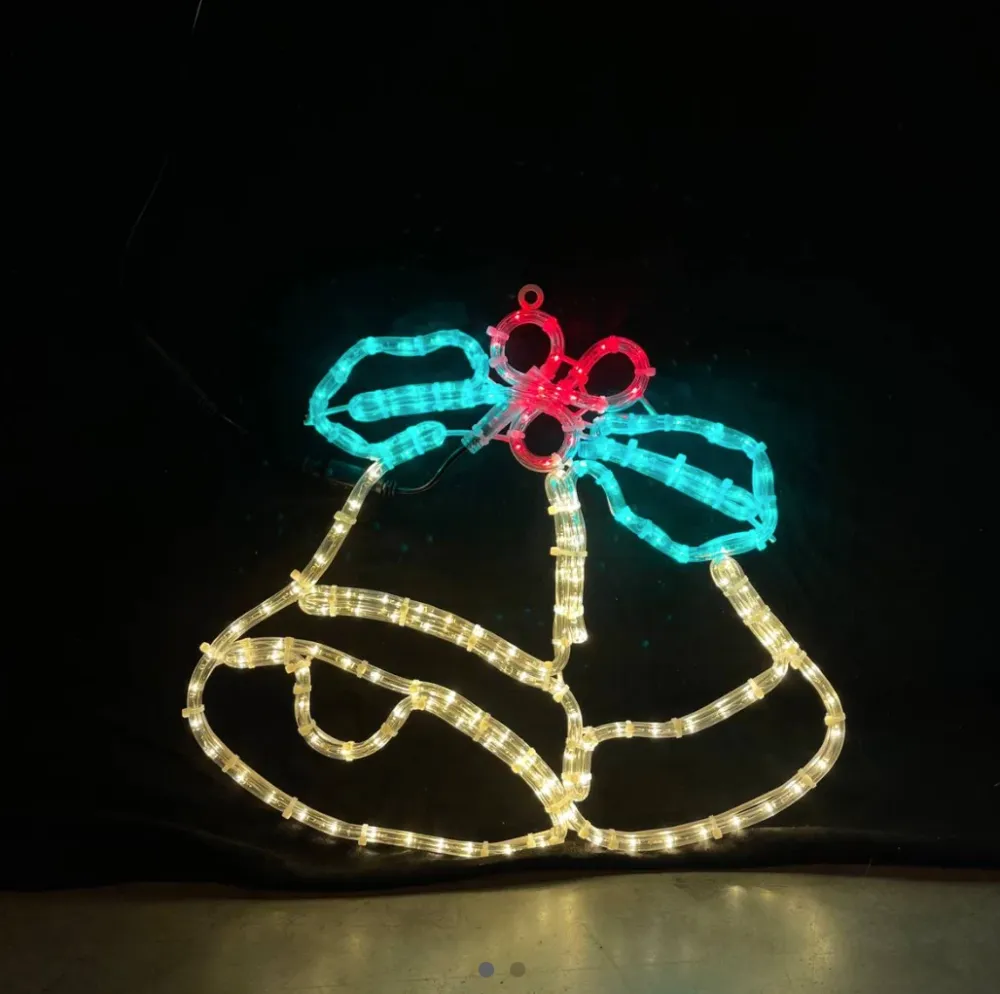 Dzwonek 57x66 cm - Zewnętrzne lampki choinkowe LED