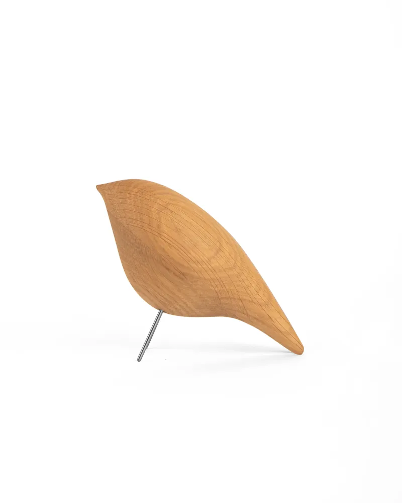 Figurka dekoracyjna TWEETY DECORATIVE BIRD naturalny dąb