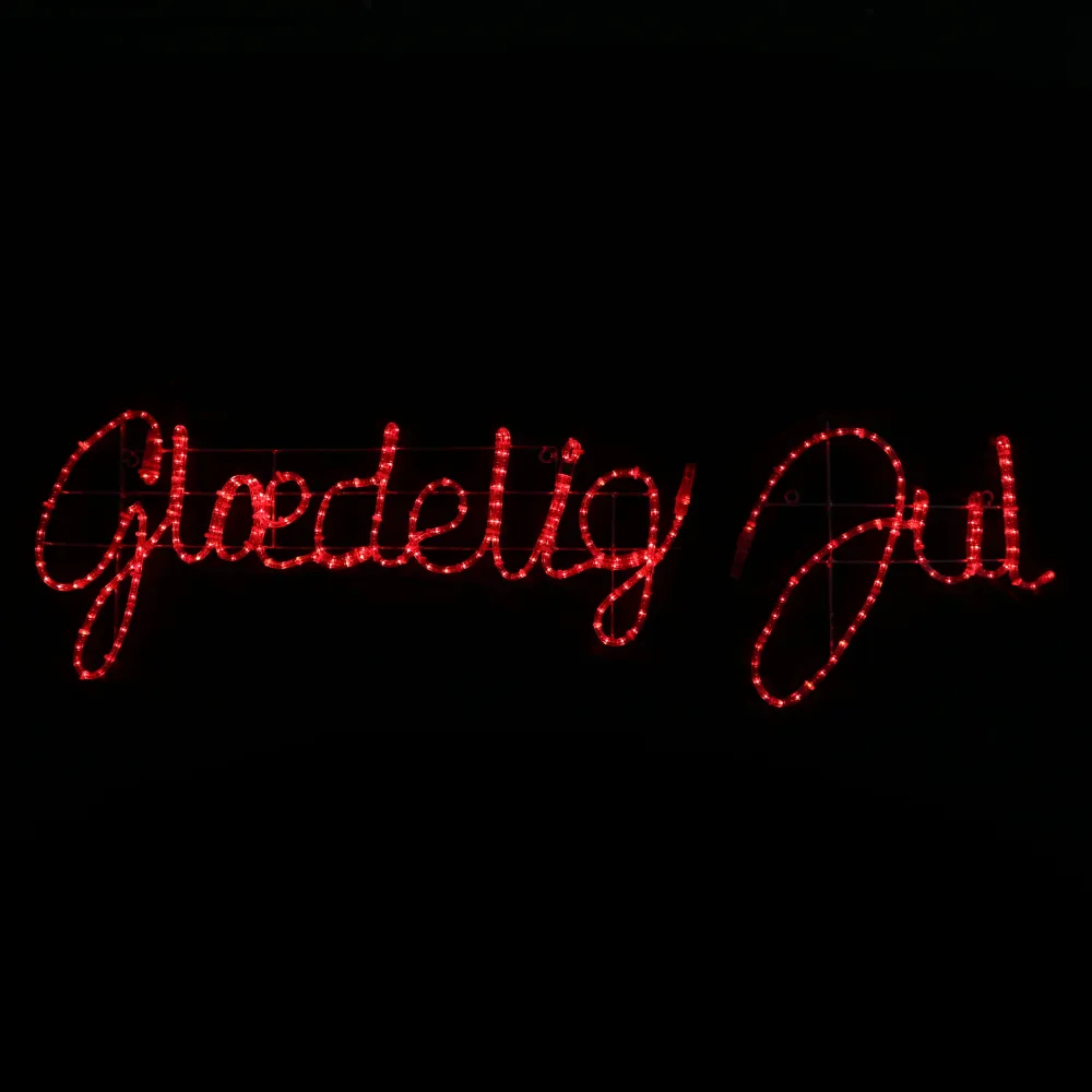 Glædelig Jul - Znak LED - 155x43
