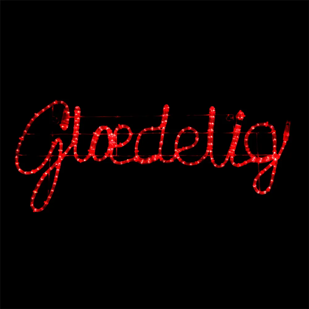 Glædelig Jul - Znak LED - 155x43