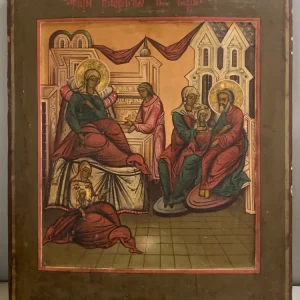 Ikona prawosławna "Boże Narodzenie" XIX w.