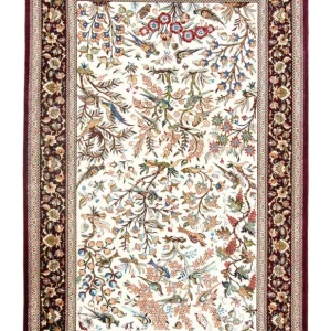 Jedwabny dywan - Ghom Silk - Premium - 123 x 80 cm - beżowy