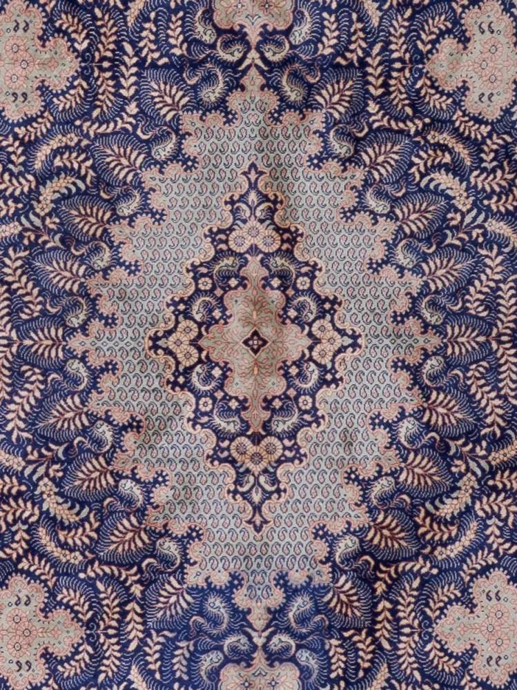 Jedwabny dywan - Ghom Silk - Premium - 150 x 96 cm - karmelowy