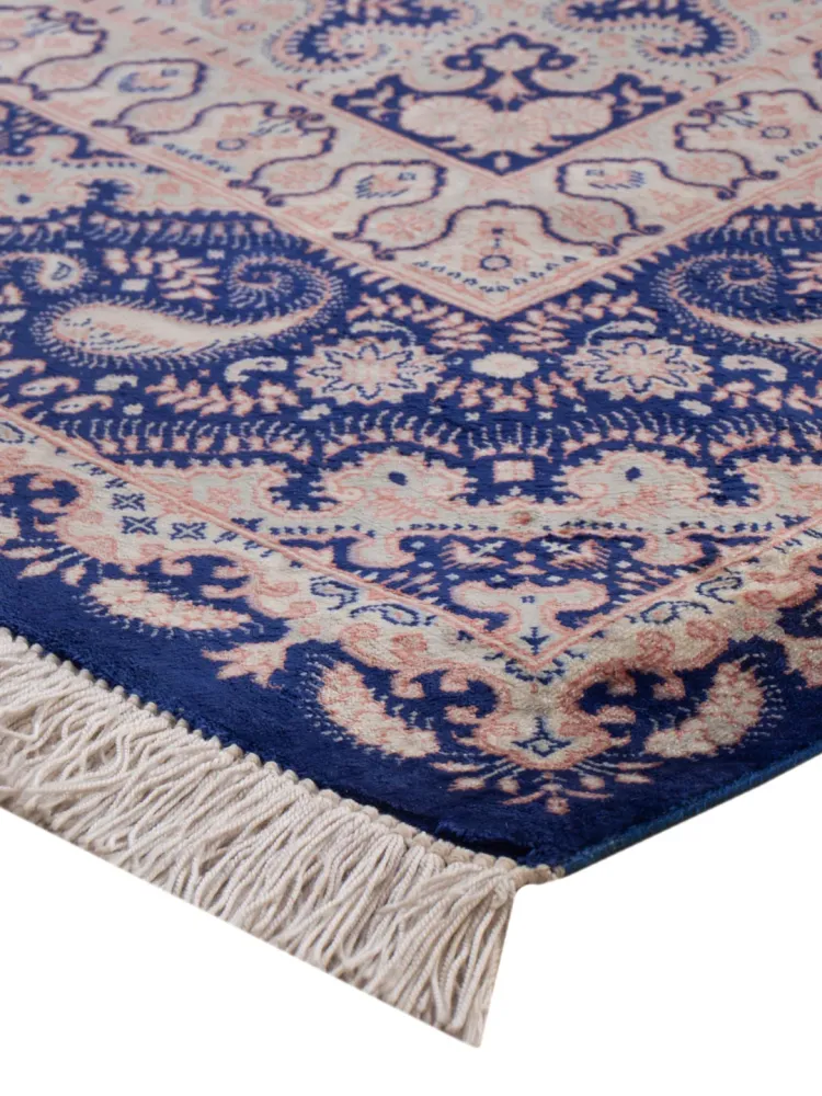 Jedwabny dywan - Ghom Silk - Premium - 150 x 96 cm - karmelowy