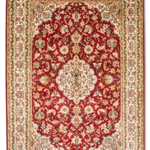 Jedwabny dywan - Kashmir Silk - 120 x 80 cm - czerwony