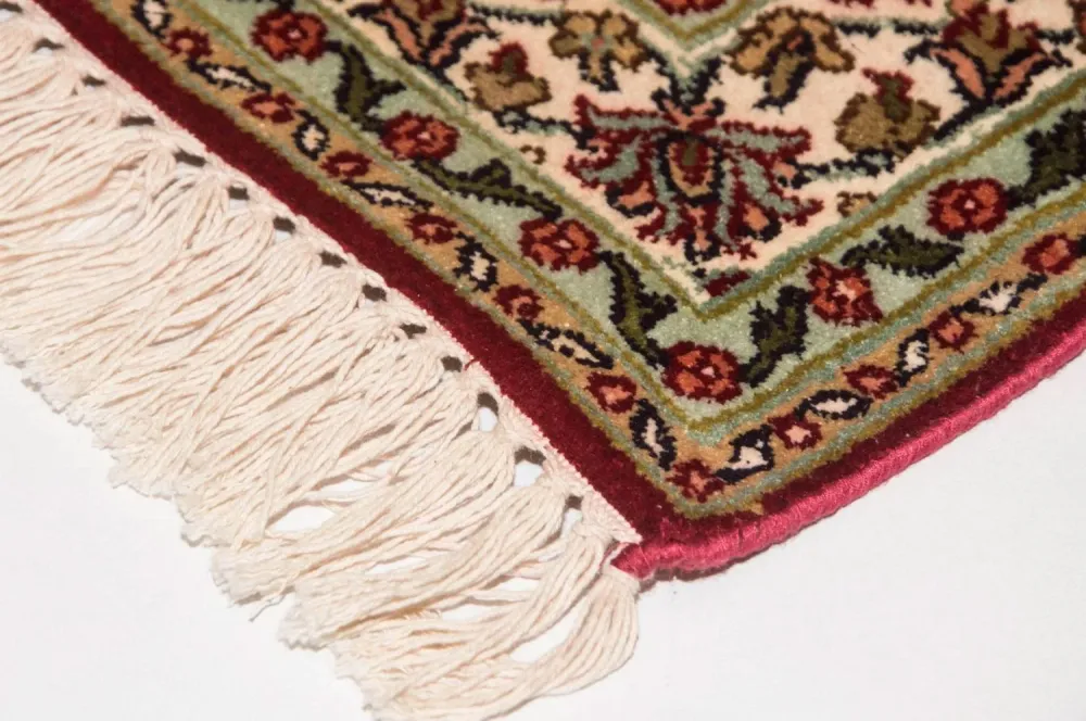 Jedwabny dywan - Kashmir Silk - 120 x 80 cm - czerwony