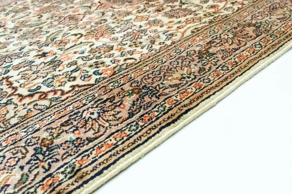 Jedwabny dywan - Kashmir Silk - 124 x 78 cm - beżowy