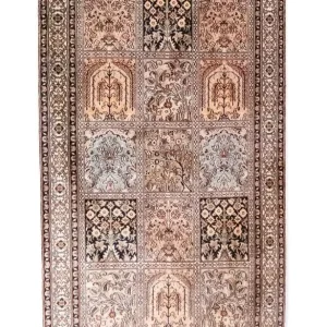 Jedwabny dywan - Kashmir Silk - 135 x 78 cm - wielokolorowy