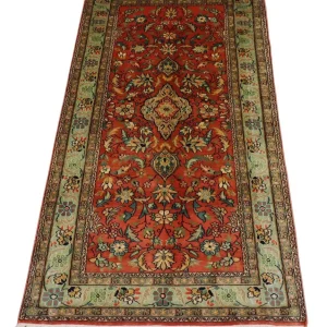 Jedwabny dywan - Kashmir Silk - 153 x 80 cm - czerwony