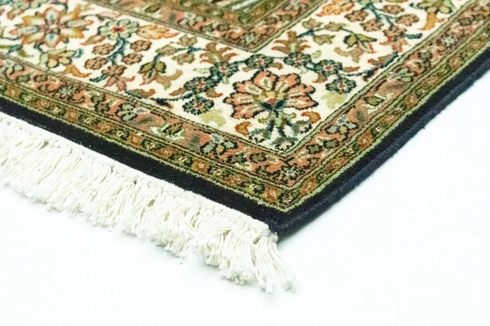 Jedwabny dywan - Kashmir Silk - 156 x 95 cm - niebieski