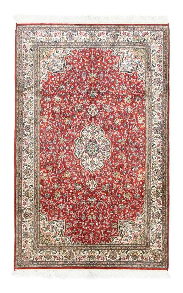 Jedwabny dywan - Kashmir Silk - 159 x 100 cm - czerwony