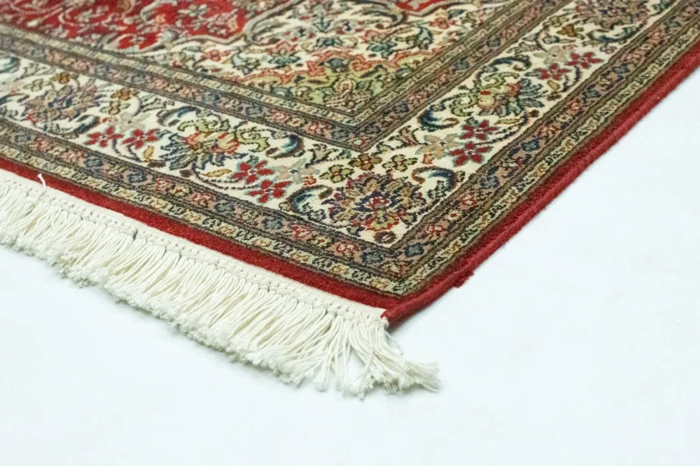 Jedwabny dywan - Kashmir Silk - 159 x 100 cm - czerwony